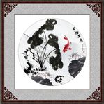 中国画荷花