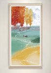 手绘淡彩风景创意装饰画