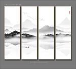 水墨山水画