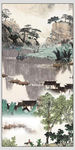高端玄关山水画