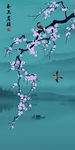 中式花鸟玄关