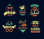 手绘校园学校LOGO标志设计