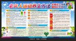 老年人运动养生宣传栏