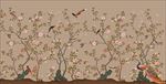 手绘工笔花鸟国画图