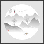 玄关山水画