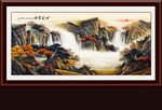聚宝盆风水画