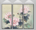 新中式高清花卉装饰画