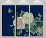 蝴蝶芙蓉图新中式装饰画