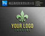 高档标志样机一键贴图