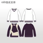 针织毛衫毛衣款式图