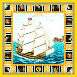 方巾 丝巾 女装图案 数码印花