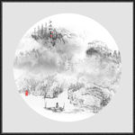 水墨山水画