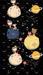 卡通星空背景