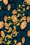 金色鱼金箔装饰画