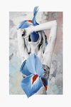 北欧抽象女人装饰画