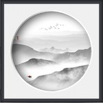 水墨山水画