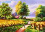 乡村油画