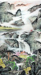 玄关 玄关画 国画山水