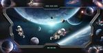 神秘外太空星球背景墙壁画装饰画