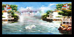 地中海油画