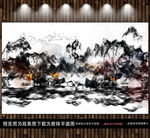 新中式抽象山水