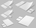 A4纸 名片样机