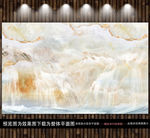 山水石材背景墙