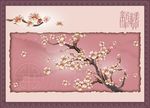 矢量传统梅花绘画