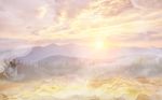 大理石纹山水背景墙