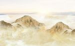 大理石纹山水背景墙