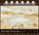 中国风山水大理石