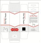 胶盒展开图