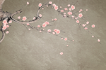 手绘梅花
