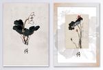 古韵荷花装饰画
