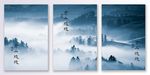 简约远山风景装饰画