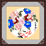 国画牡丹