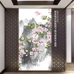 手绘花鸟山水工笔画