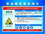 职业病危害告知卡 氢氧化钠