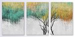 唯美抽象花树图案装饰画