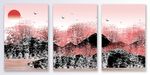 中国风山水风景图案装饰画