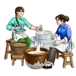 磨豆腐