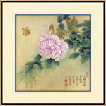 新中式工笔花鸟国画