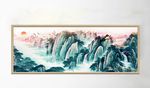 新中式山水风景画装饰画