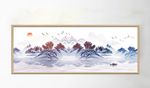 中国风水墨意境山水唯美装饰画