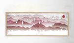 中式手绘山水画装饰画