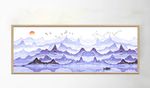 意境山水风景水墨唯美装饰画