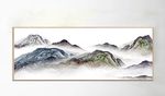 抽象水墨山水装饰画