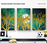 森林麋鹿装饰画