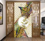 金色线条装饰画