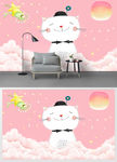 儿童房背景墙